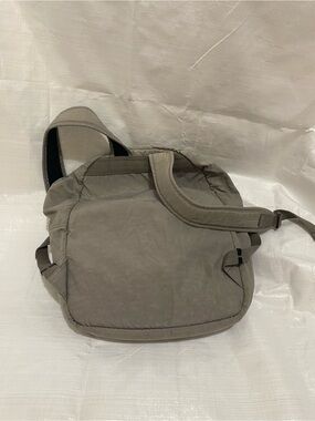 Kipling Taupe Gray Men's Messenger Crossbody Bag